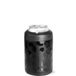 Hydro Jug Black Leopard Can Coolers Standard