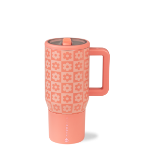 Hydro Jug Daisy Checkers Traveler 20oz