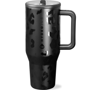 Hydro Jug Black Leopard Traveler 40oz